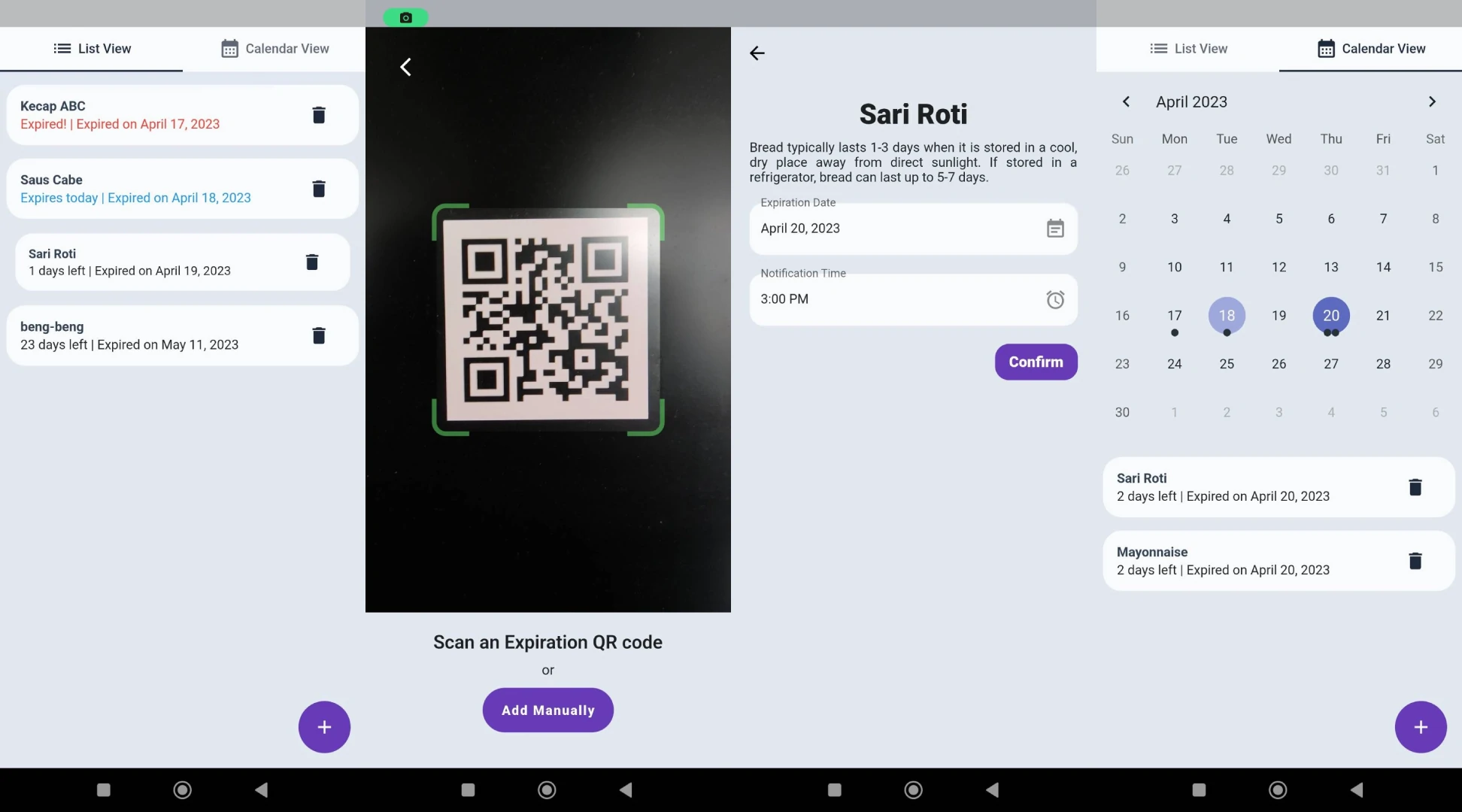 QR Code Reminder With ChatGPT API